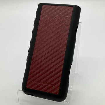 musashino LABEL NW-ZX300用フルアーマケース ブラックカーボンワインレッド musashino LABEL NW-ZX300用フルアーマケース ブラックカーボンワインレッド